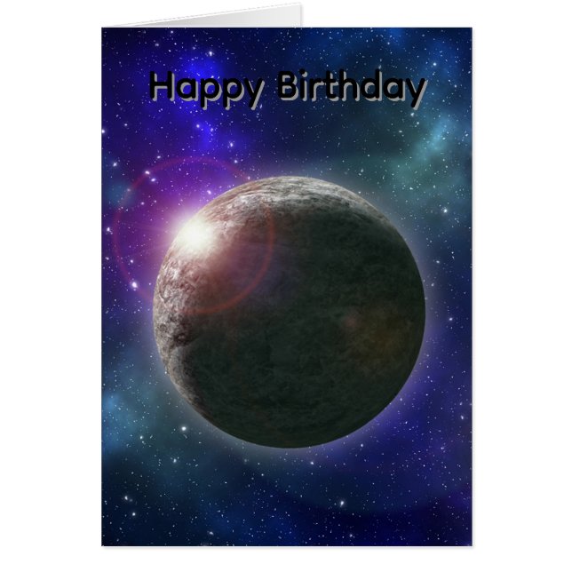 Planeta De Sueños, Tarjeta de Cumpleaños (Frente)