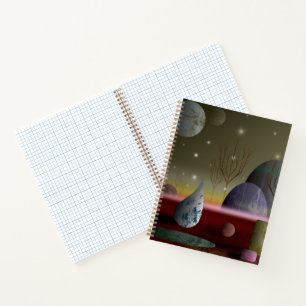 Planeta Del Cuaderno Espiral De Formas 8.5x11
