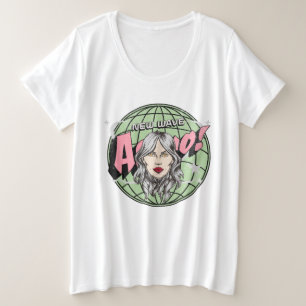 Planeta dibujado a mano en Astro de moda y persona