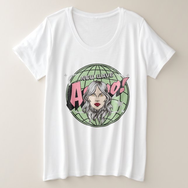 Planeta dibujado a mano en Astro de moda y persona (Anverso del diseño)