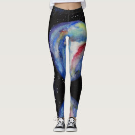 Planeta espacial Leggings