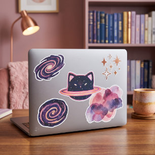 Planeta Gato Pegatina