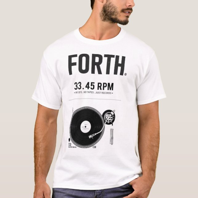 PLANETA MÚSICA PARA LA camiseta básica masculina (Anverso)
