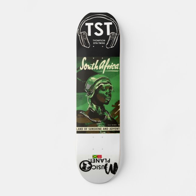 PLANETA MUSICAL  Sudáfrica Skateboard (Anverso)