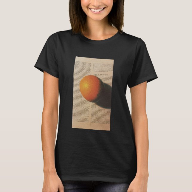 Planeta naranja - Forma de la camiseta del univers (Anverso)