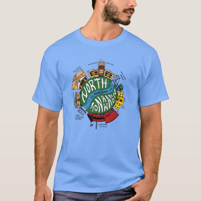 Planeta NT (Tonawanda del norte) - camiseta del (Anverso)