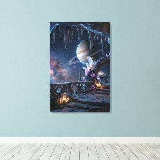 Planeta relajante lienzo espacial 