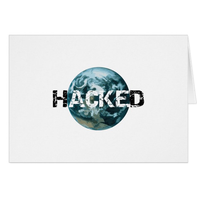 Planeta Tierra hackeada (Anverso (Horizontal))