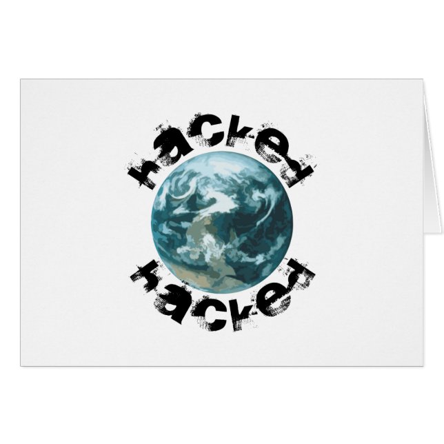 Planeta Tierra hackeada (Anverso (Horizontal))