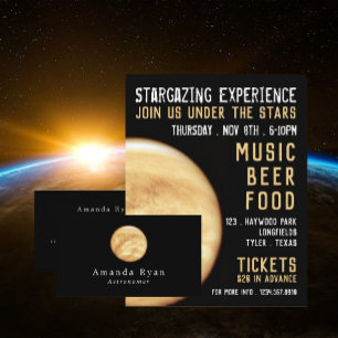 Planeta Venus, Publicidad de Eventos en Planetario