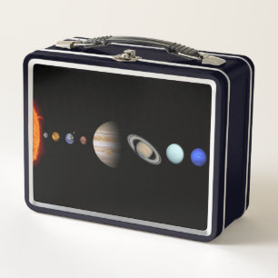 PLANETAS de la fiambrera metalizado de encargo de