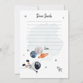 Planetas del espacio exterior Tarjeta de la cápsul