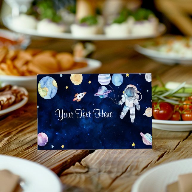 Planetas del espacio exterior Tarjeta de la plaza  (Subido por el creador)
