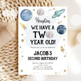 Planetas del espacio ultraterrestre Invitación de 