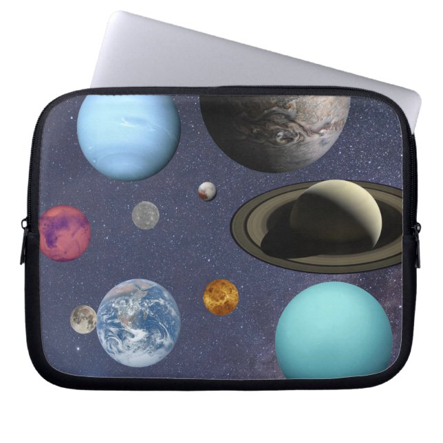 Planetas del sistema solar Bolsa electrónica (Frente)