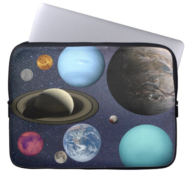 Planetas del sistema solar Bolsa electrónica (Frente)