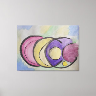 Planetas Resumen Arte Estirado Imprimir