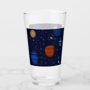 Planetas y galaxias en el cosmos espacial