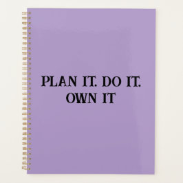 Planifica que lo haga propio de planificador Inspi