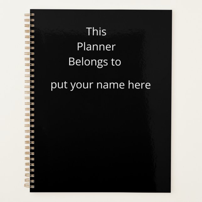 Planificador (Anverso)
