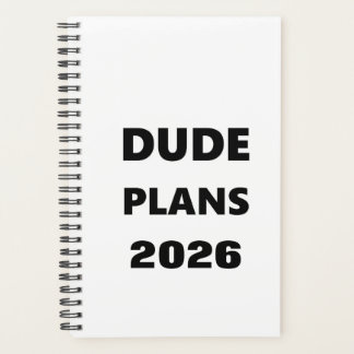 Planificador 2026 para hombres Dude Plans fuente n