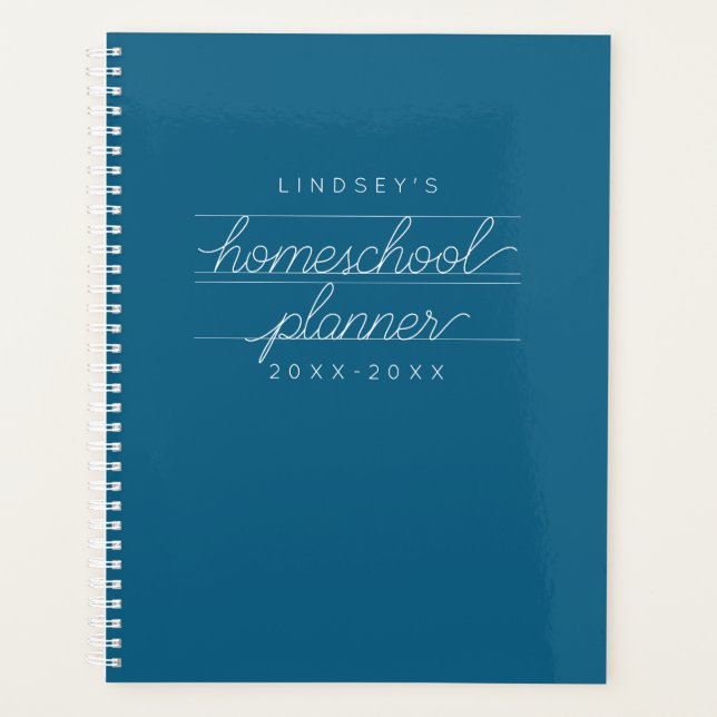 Planificador académico de estudiantes personalizad (Anverso)