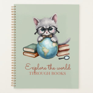 Planificador académico "Wander Cat" personalizado