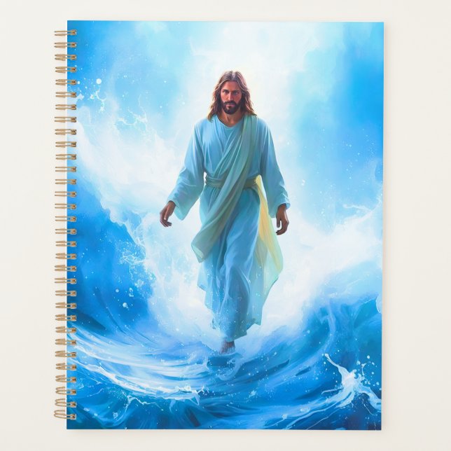 Planificador Anual de Jesús en el Océano (Anverso)
