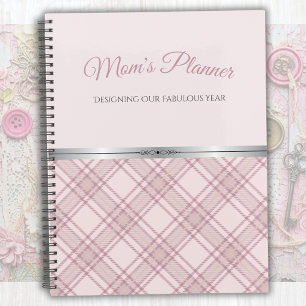 Planificador Anual Fabaloso de Mamá Cuadros Rosa S