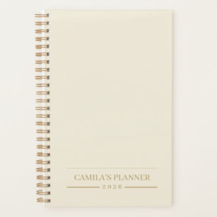 Planificador Anual Personalizado   Diseño Neutral 