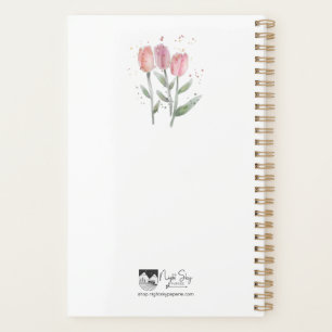 Planificador anual   Tulipanos   5.5 x 8.5   Fecha