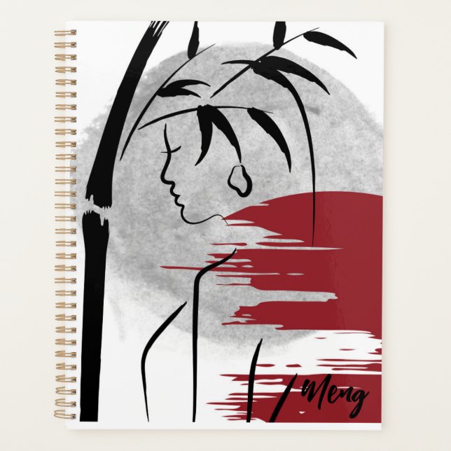 Planificador Chica asiático (Anverso)