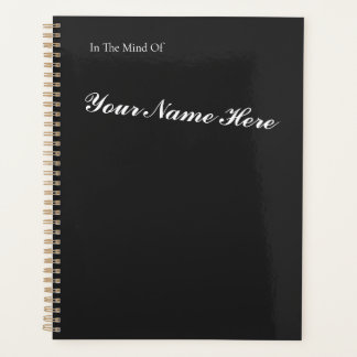 Planificador con nombre de personalizado (portátil