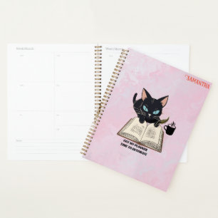 Planificador con temática gata, Personalizado de g