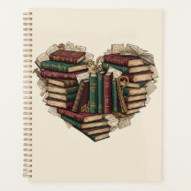 Planificador Corazón de Libro