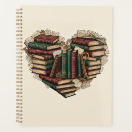 Planificador Corazón de Libro