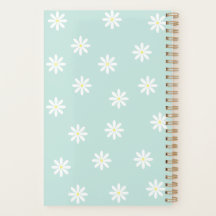 Planificador Daisy Bloom – Cubierta floral azul su