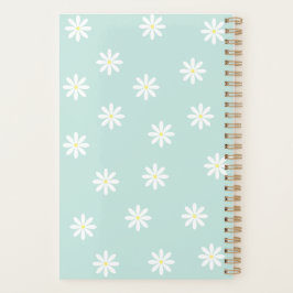 Planificador Daisy Bloom – Cubierta floral azul su