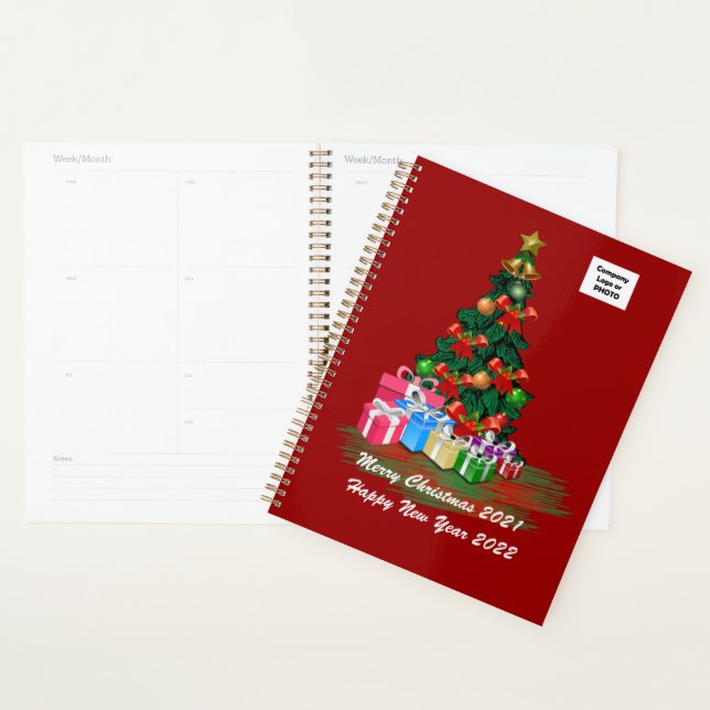 Planificador de árbol de Navidad (rojo) (Demostración)