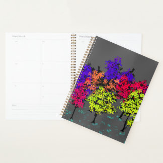 Planificador de árboles con toques minimalistas de