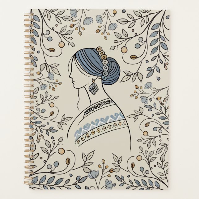 Planificador de arte folclórico ucraniano (Anverso)
