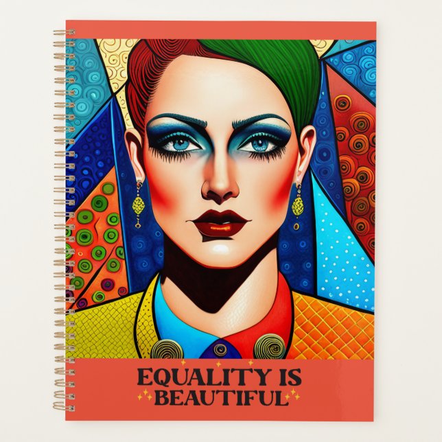 Planificador de arte LGBTQI de "La igualdad es bel (Anverso)