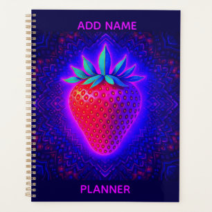 Planificador de aspecto vívido de Fresa Neon