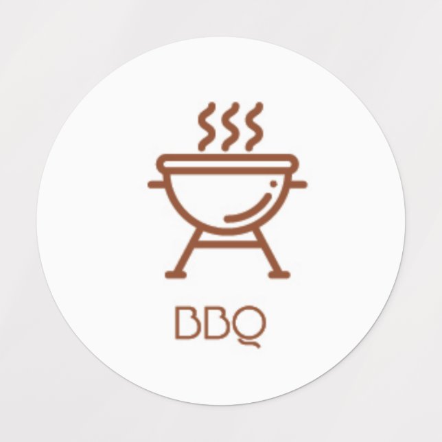 Planificador de barbacoa / Pegatina organizador /  (Diseño 1)