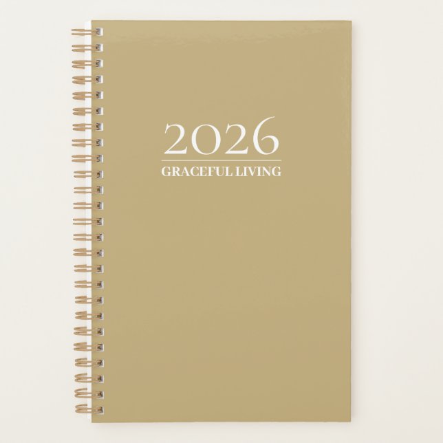 Planificador de Bienestar para 2026 | Vivir con Gr (Anverso)