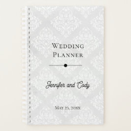 Planificador de boda con Damasco de fotos y texto