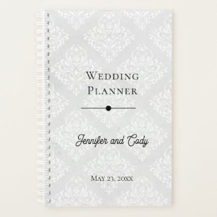 Planificador de boda con Damasco de fotos y texto