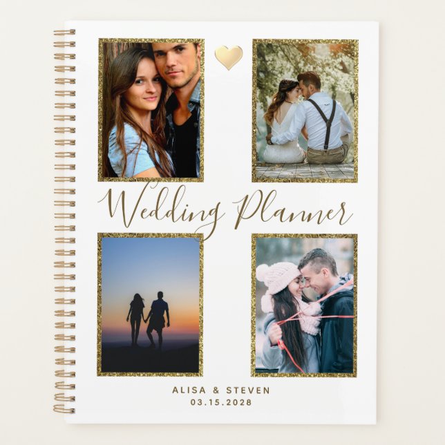 Planificador de Boda con Fotos (Anverso)