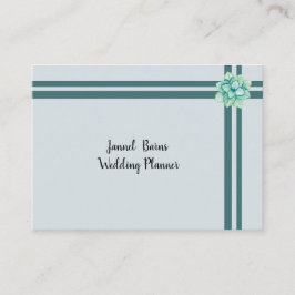 Planificador de boda de tarjeta de visita u otro u