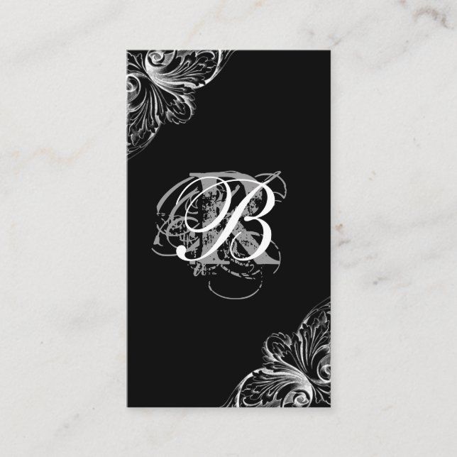 Planificador de boda de tarjetas de visita de arqu (Anverso)